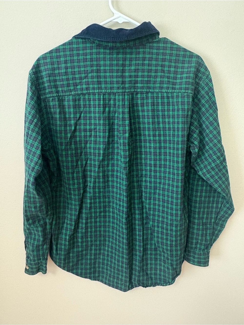 Vintage Fall Gingham Button Down Corduroy Halloween Mushroom Cottagecore - Picture 8 of 8